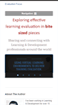 Mobile Screenshot of evaluationfocus.com
